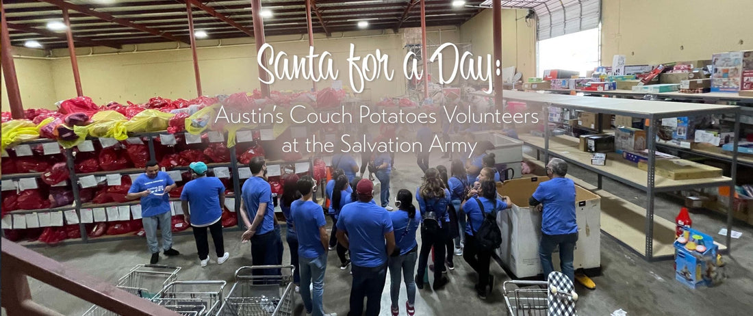 Austin's Couch Potatoes Volunteers at The Salvation Army