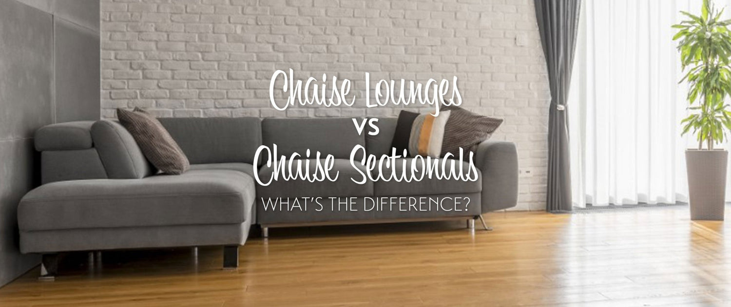Chaise Lounges vs. Chaise Sectionals: What's the Difference? – Couch ...