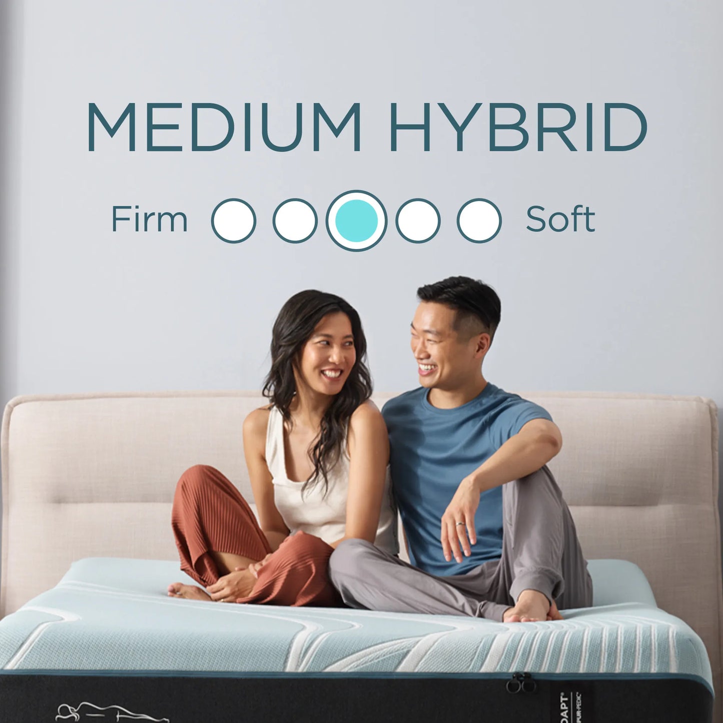 TEMPUR-LuxeAdapt® Medium Hybrid Mattress - King