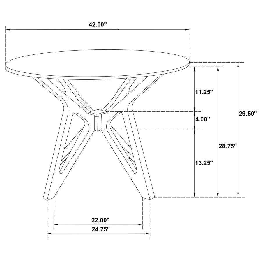 Elorie 42" Round Dining Table