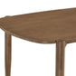 Dora 63" Oval Walnut Dining Table Set