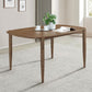 Dora 63" Oval Walnut Dining Table