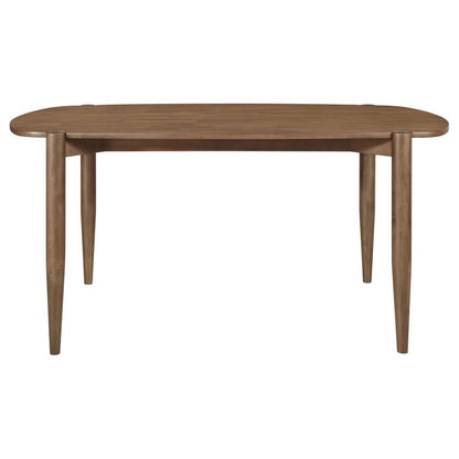 Dora 63" Oval Walnut Dining Table