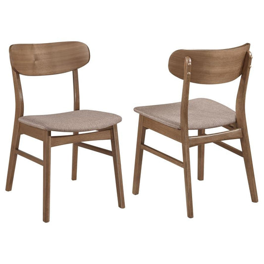 Dora Walnut Dining Chairs (Set of 2)