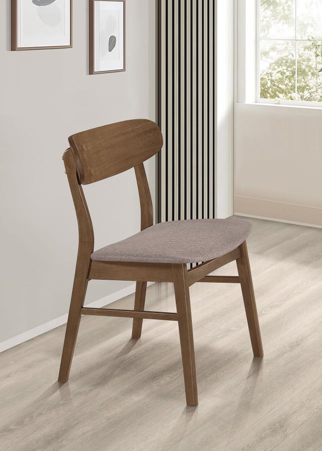 Dora Walnut Dining Chairs (Set of 2) -