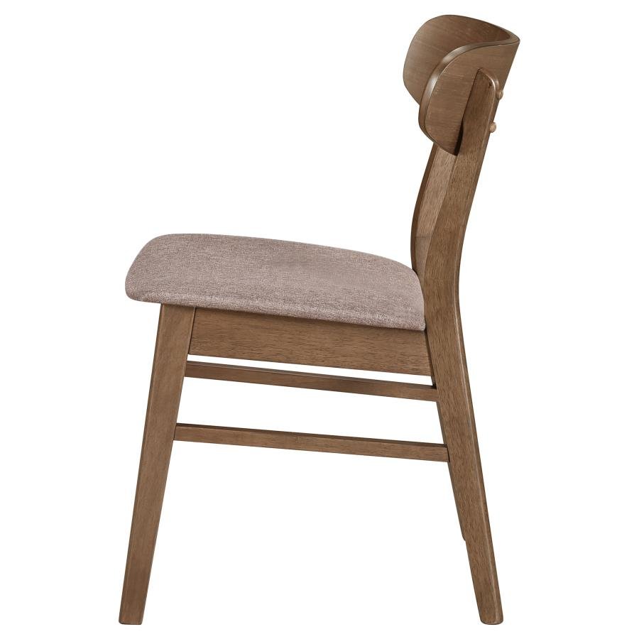 Dora Walnut Dining Chairs (Set of 2)