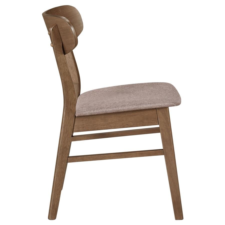 Dora Walnut Dining Chairs (Set of 2) -