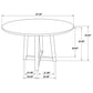 Dana 47" Round Dining Table Set