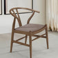 Dana Walnut Wishbone Dining Chairs (Set of 2)