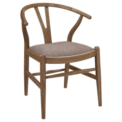 Dana Walnut Wishbone Dining Chairs (Set of 2) -