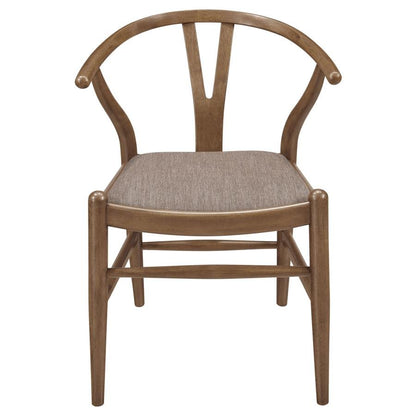 Dana Walnut Wishbone Dining Chairs (Set of 2)