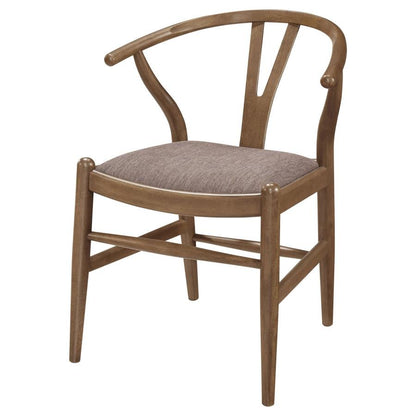 Dana Walnut Wishbone Dining Chairs (Set of 2)