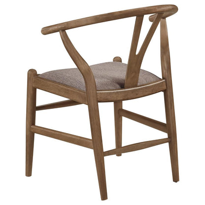 Dana Walnut Wishbone Dining Chairs (Set of 2) -