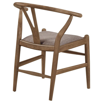 Dana Walnut Wishbone Dining Chairs (Set of 2) -