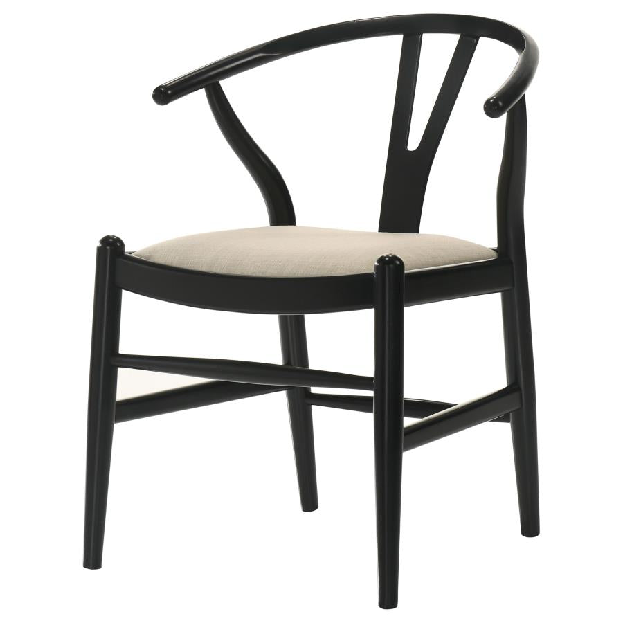 Dana Black Wishbone Dining Chairs (Set of 2) -