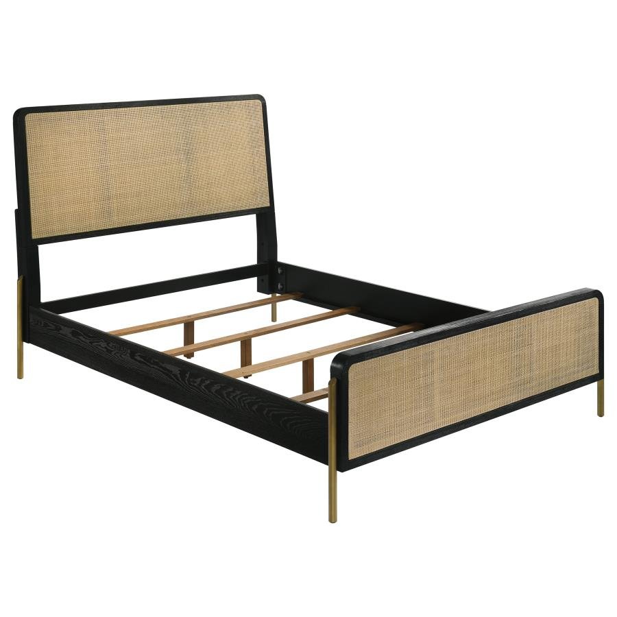 Arianna Black and Sand Queen Bed