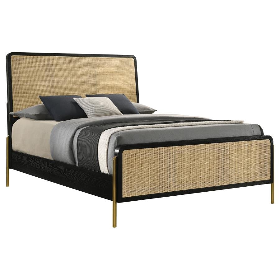 Arianna Black and Sand Queen Bed