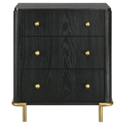 Arianna Black Nightstand