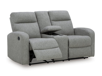 Montreal Reclining Loveseat W/Console -
