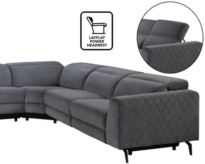 Alyssa 5 Piece Power Sectional