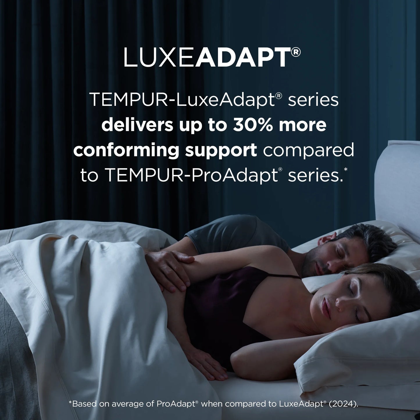 TEMPUR-LuxeAdapt® Medium Hybrid Mattress - King