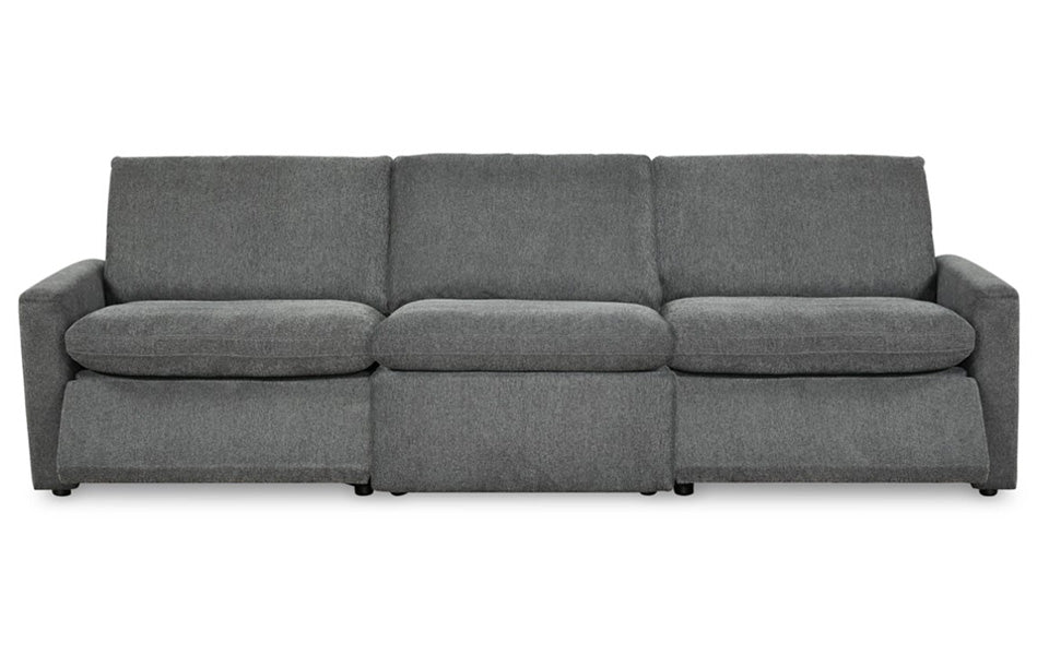 Hadley 3 Seat Reclining Sectional Granite