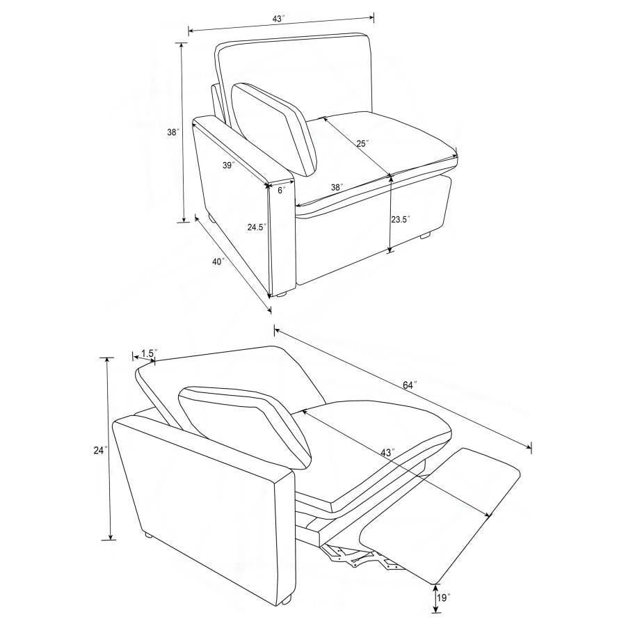 Colleen RAF Recliner -