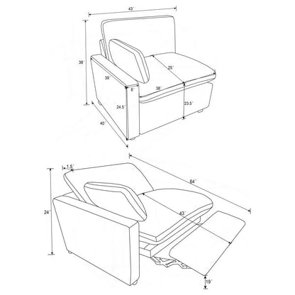 Colleen RAF Recliner -