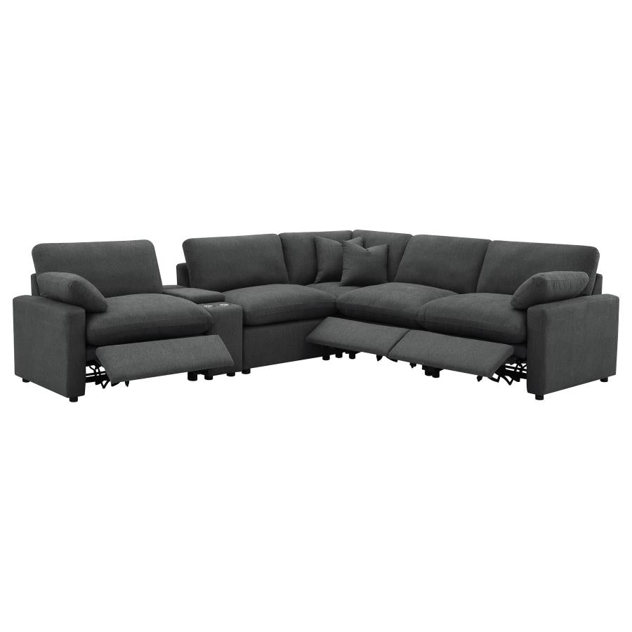 Colleen 6 PC Reclining Sectional -