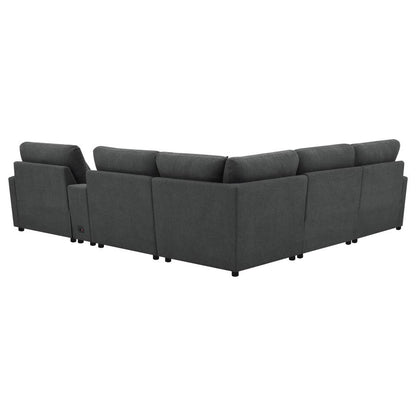 Colleen 6 PC Reclining Sectional -