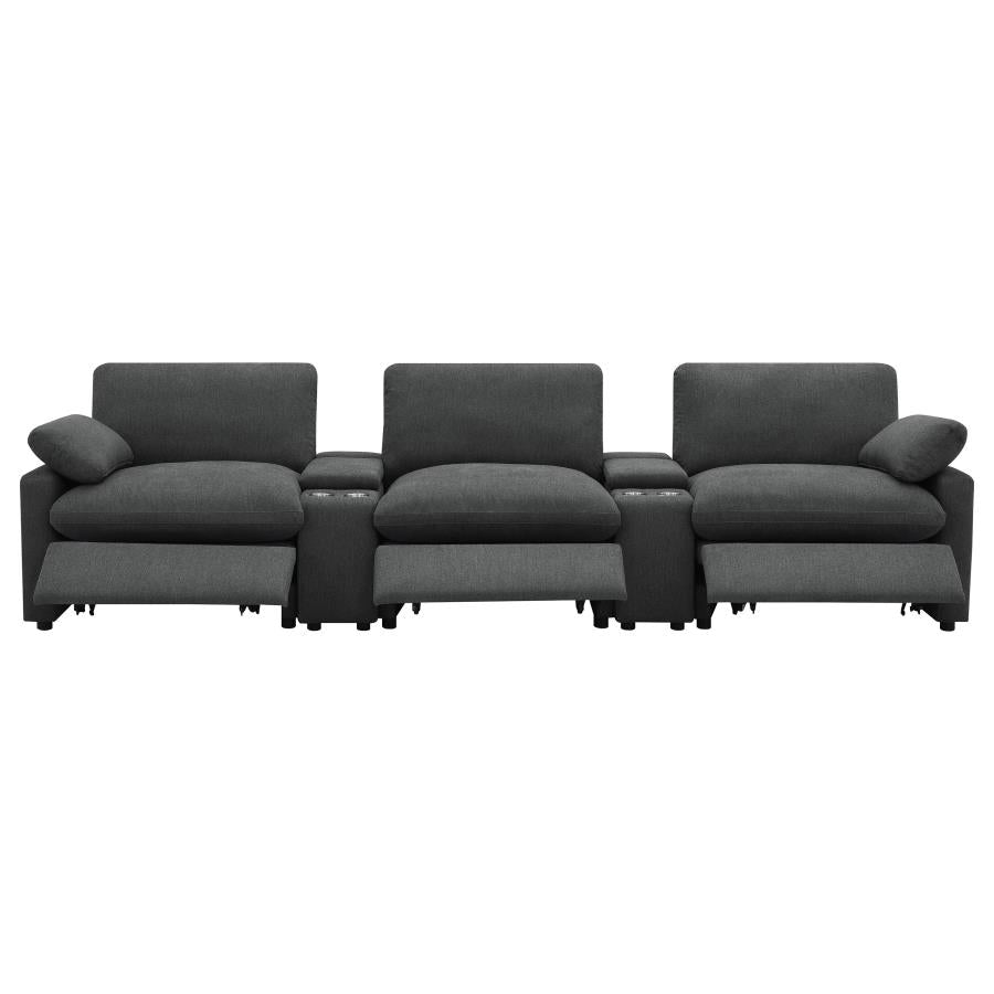 Colleen 5 Piece Theater Sectional -