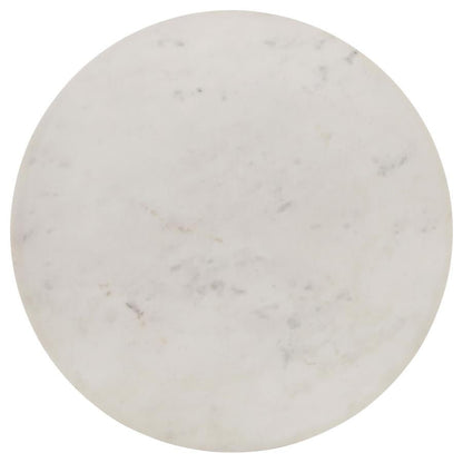 Alden Round Marble End Table