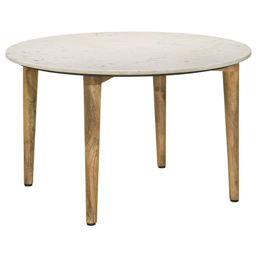 Alden Round Marble Coffee Table