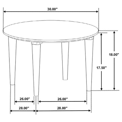 Alden Round Marble Coffee Table