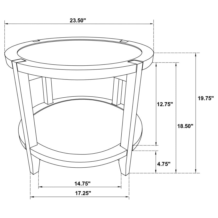 Camila Round End Table