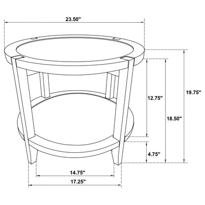 Camila Round End Table