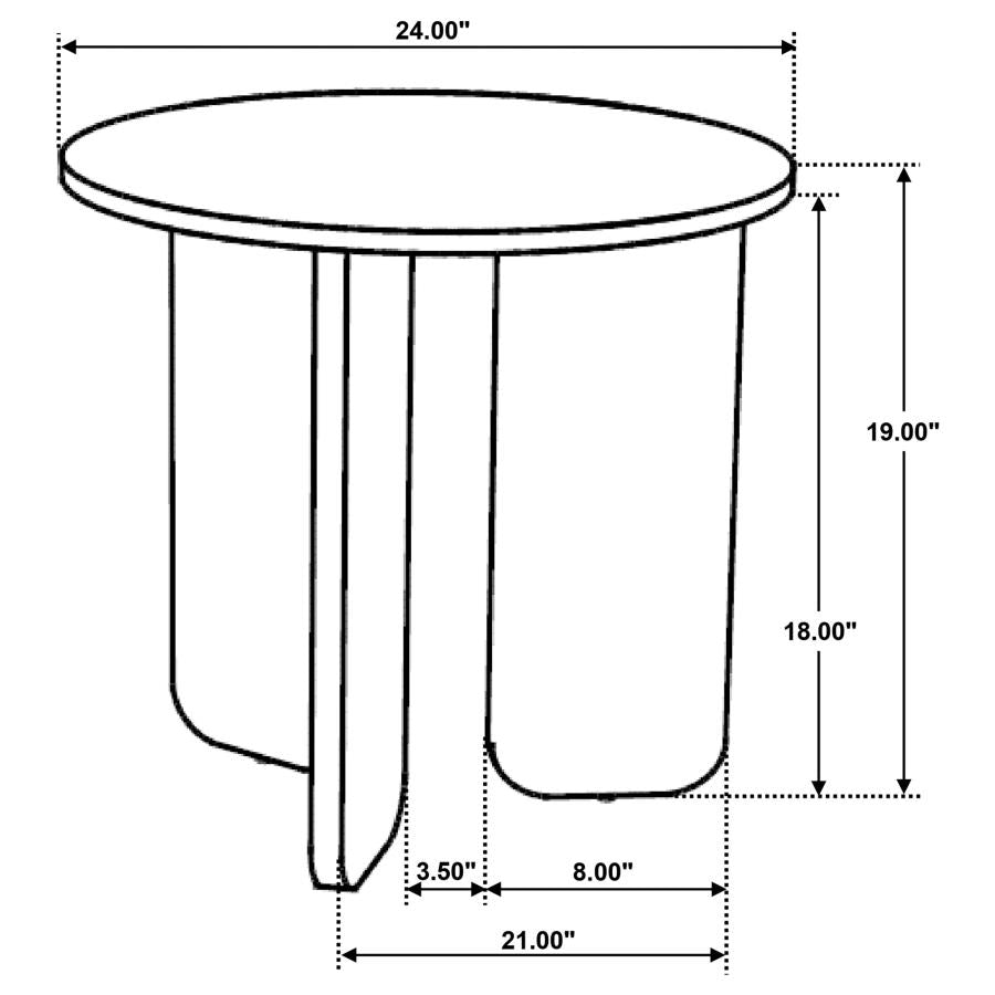 Dalton Round End Table