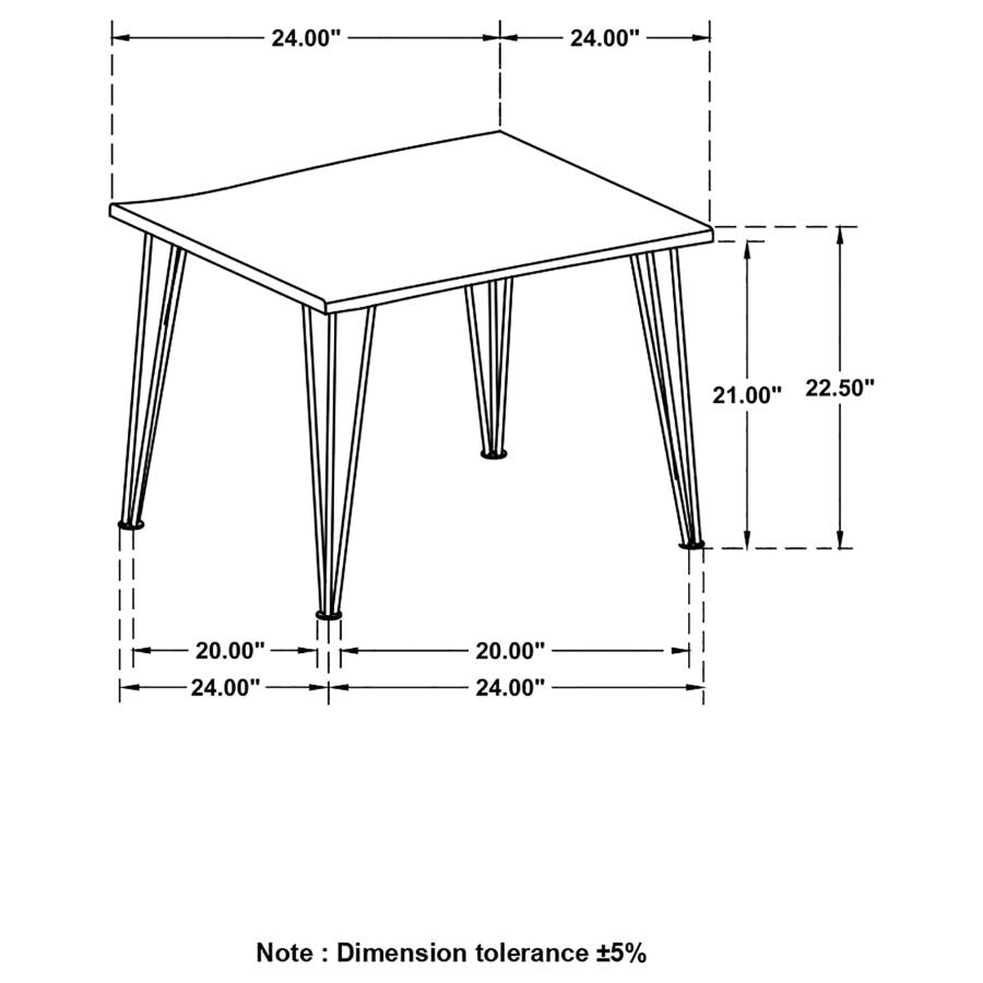 Zania Square End Table -