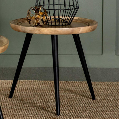 Zoya Round End Table -