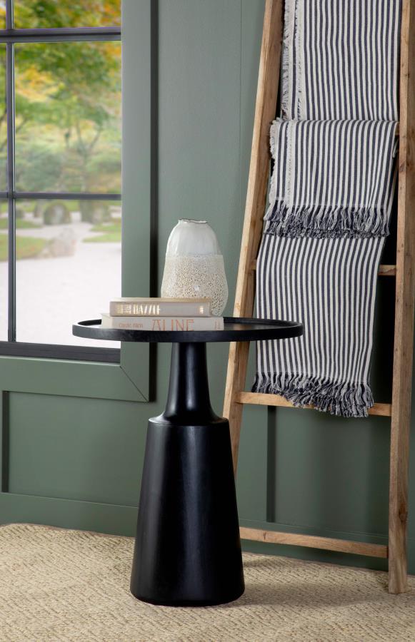 Izzy Black Accent Table