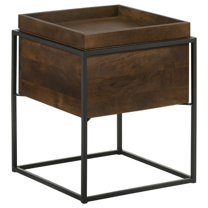 Orion Square Storage Accent Table