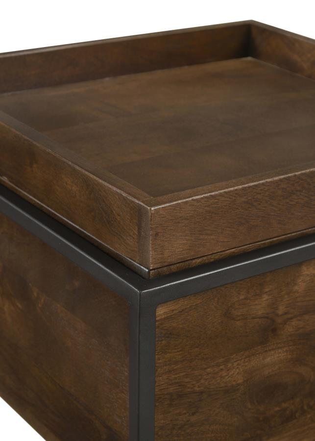 Orion Square Storage Accent Table