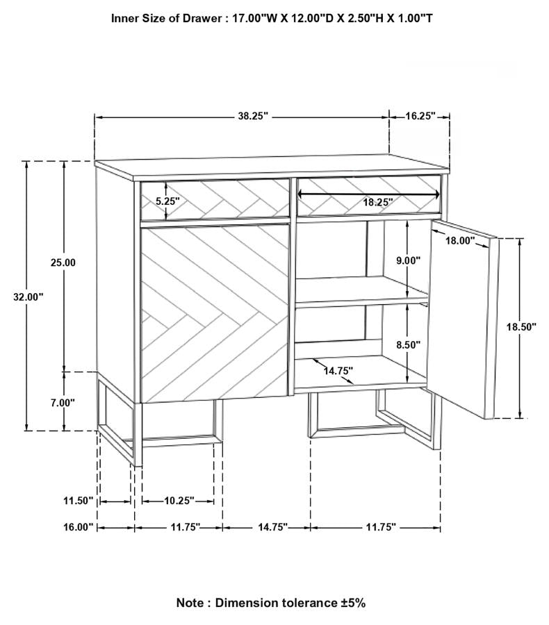 Kelly 2 Door Cabinet