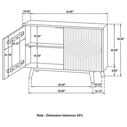 Quincy Accent Cabinet -