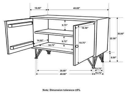 Eliza 2 Door Cabinet -