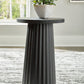 Celine Black Accent Table