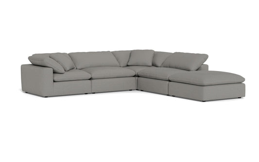 Fluffy 4 Piece Sectional w/Otto -