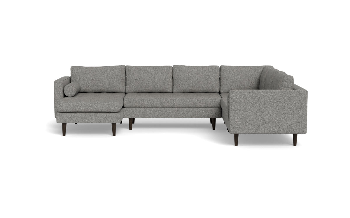 Ladybird 133" Corner Sectional with Left Chaise - Alley Pepper