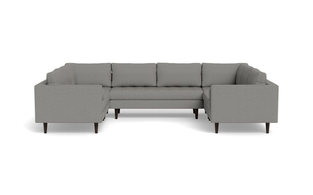 Ladybird 134" U Sectional - Alley Pepper