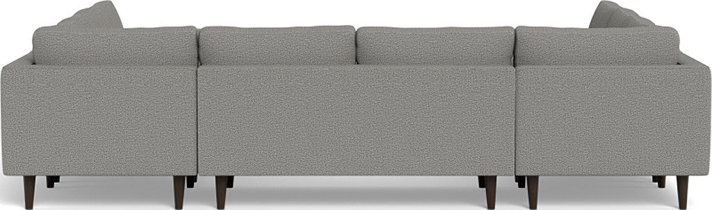 Ladybird 134" U Sectional - Alley Pepper